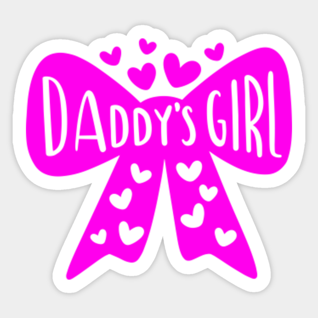 Daughter T Daddys Girl Sticker Teepublic 